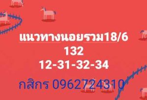 หวยฮานอยวันนี้ 18/6/66 ชุดที่3