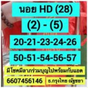 หวยฮานอยวันนี้ 28/6/66 ชุดที่9