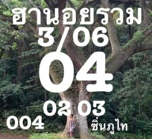 หวยฮานอยวันนี้ 3/6/66 ชุดที่3