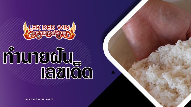 ทำนายฝันเตรียมซาวข้าว-พร้อมเลขเด็ด