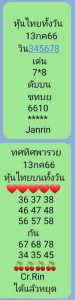 หวยหุ้นวันนี้ 13/7/66 ชุดที่4