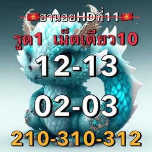 หวยฮานอยวันนี้ 11/7/66 ชุดที่7