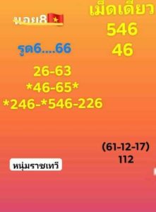 หวยฮานอยวันนี้ 8/7/66 ชุดที่4