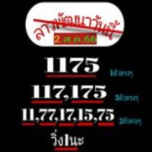 หวยลาววันนี้ 2/8/66 ชุดที่4