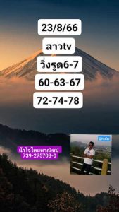 หวยลาววันนี้ 23/8/66 ชุดที่10