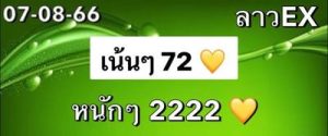 หวยลาววันนี้ 7/8/66 ชุดที่10