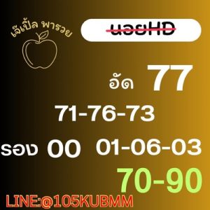 หวยฮานอยวันนี้ 2/8/66 ชุดที่9