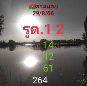 หวยฮานอยวันนี้ 29/8/66 ชุดที่10