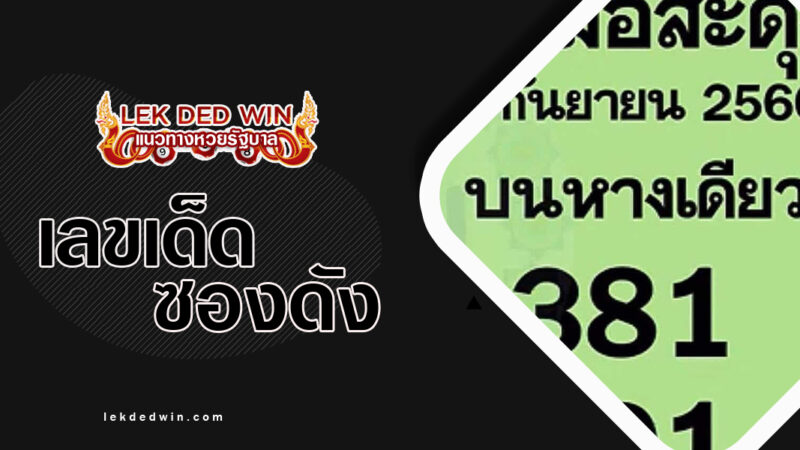 หวยเจ้ามือสะดุ้ง-งวด 1/9/66