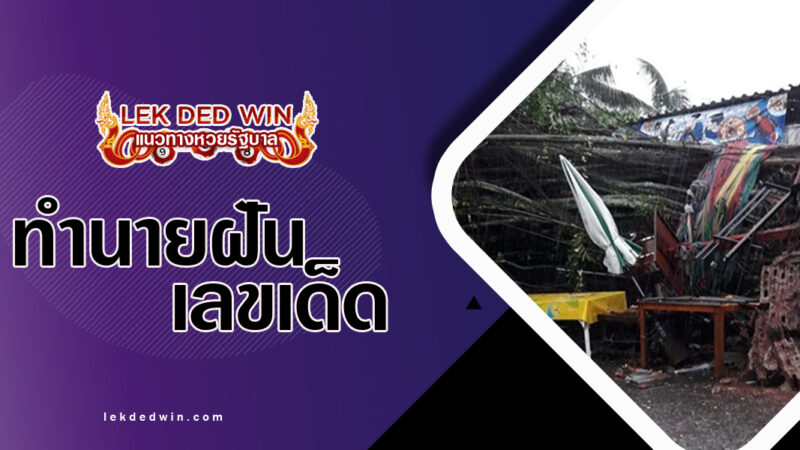 ทำนายฝันถูกพายุพัด-พร้อมเลขเด็ด