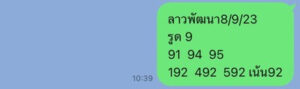 หวยลาววันนี้ 8/9/66 ชุดที่1