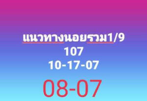 หวยฮานอยวันนี้ 1/9/66 ชุดที่1