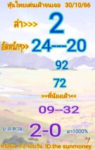 หวยหุ้นวันนี 30/10/66 ชุดที่1