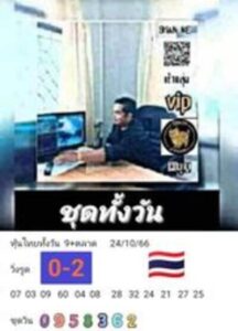 หวยหุ้นวันนี้ 24/10/66 ชุดที่8