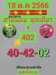 หวยฮานอยวันนี้ 18/10/66 ชุดที่10