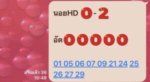 หวยฮานอยวันนี้ 23/10/66 ชุดที่6