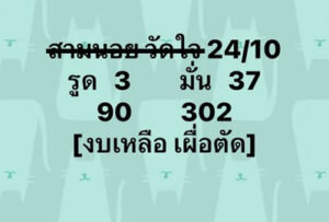 หวยฮานอยวันนี้ 24/10/66 ชุดที่1