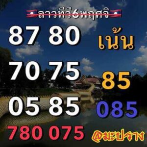 หวยลาววันนี้ 6/11/66 ชุดที่10