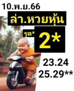 หวยหุ้นวันนี้ 10/11/66 ชุดที่9