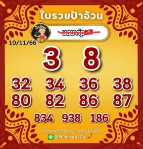 หวยฮานอยวันนี้ 10/11/66 ชุดที่10