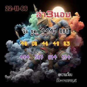 หวยฮานอยวันนี้ 22/11/66 ชุดที่2