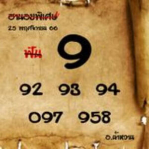 หวยฮานอยวันนี้ 25/11/66 ชุดที่1