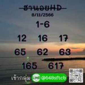 หวยฮานอยวันนี้ 8/11/66 ชุดที่7