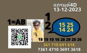 หวยมาเลย์วันนี้ 13/12/66 ชุดที่6