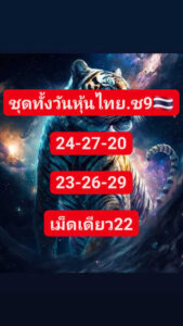 หวยหุ้นวันนี้ 13/12/66 ชุดที่8