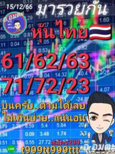 หวยหุ้นวันนี้ 15/12/66 ชุดที่6