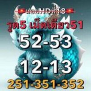 หวยฮานอยวันนี้ 18/12/66 ชุดที่6