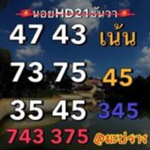 หวยฮานอยวันนี้ 21/12/66 ชุดที่6