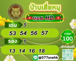 หวยฮานอยวันนี้ 25/12/66 ชุดที่4