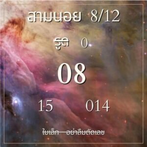 หวยฮานอยวันนี้ 8/12/66 ชุดที่6