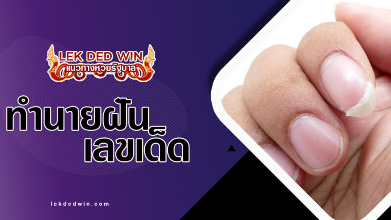 ทำนายฝันตัดเล็บขาด-พร้อมเลขเด็ด