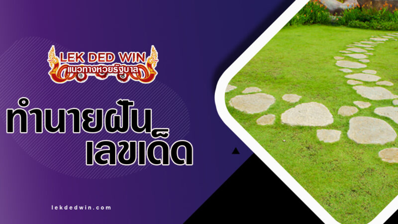 ทำนายฝันเดินสนามหญ้า-พร้อมเลขเด็ด