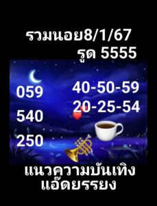 หวยฮานอยวันนี้ 8/1/67 ชุดที่8