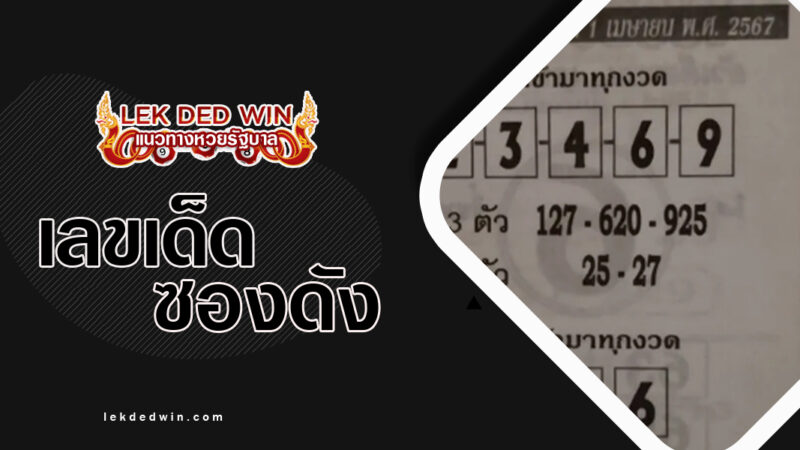 หวยสิงต์โตแดง-งวด 1/4/67