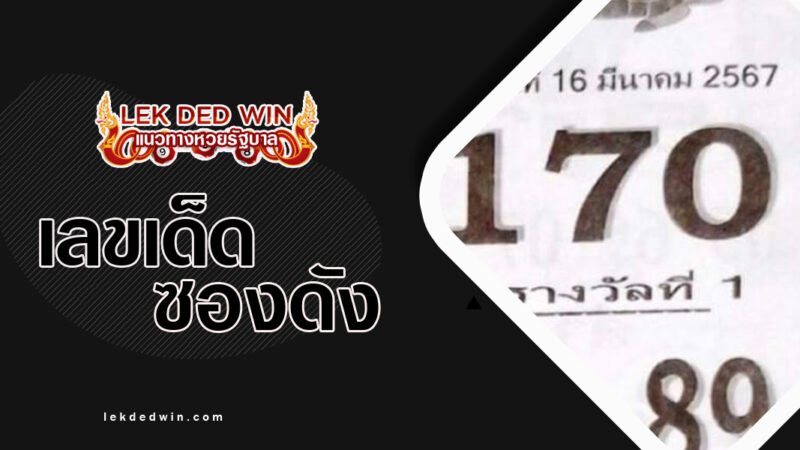 หวยเต่าแดง-งวด 16/3/67